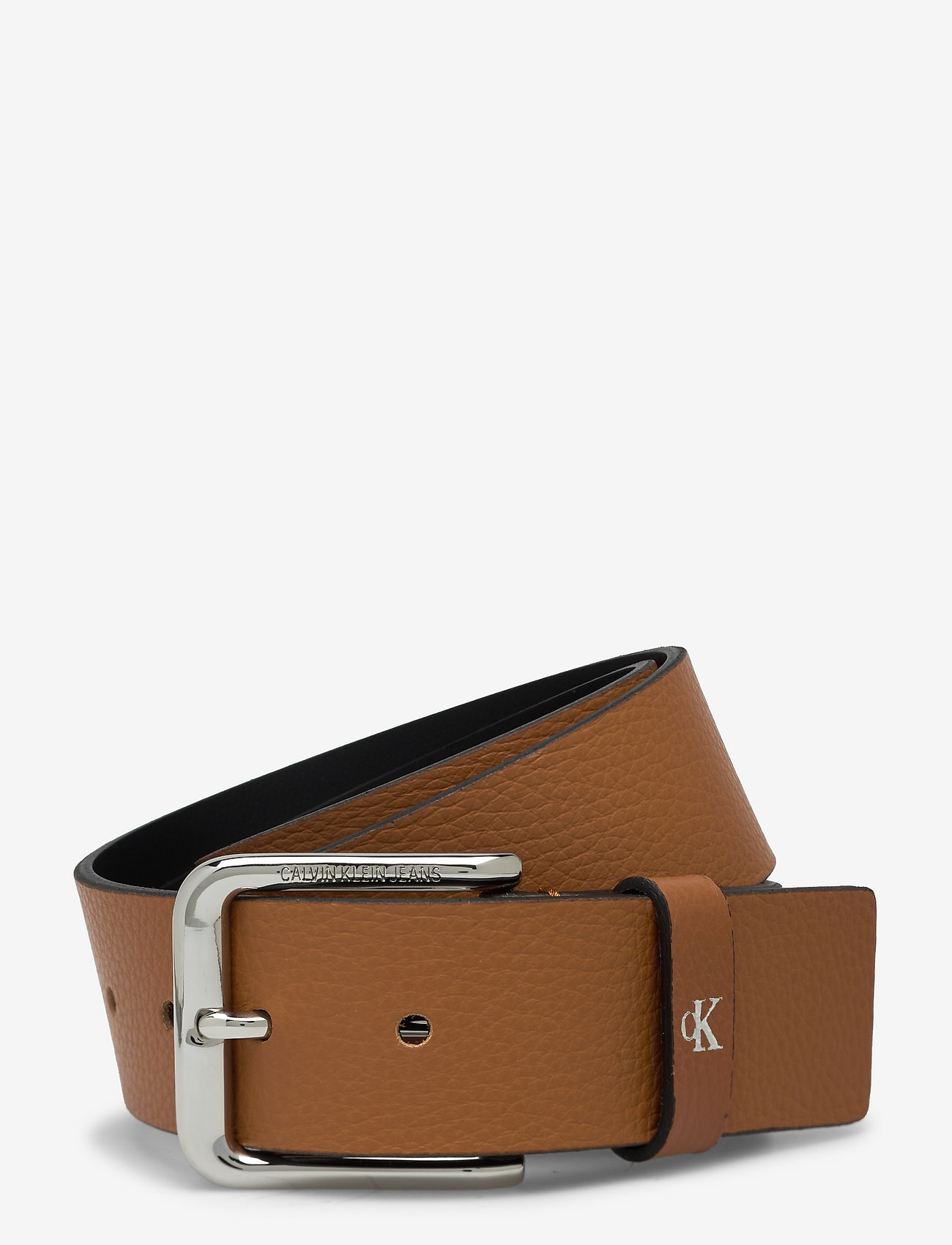 Calvin Klein - ROUNDED CLASSIC BELT 38MM - cognac - 0