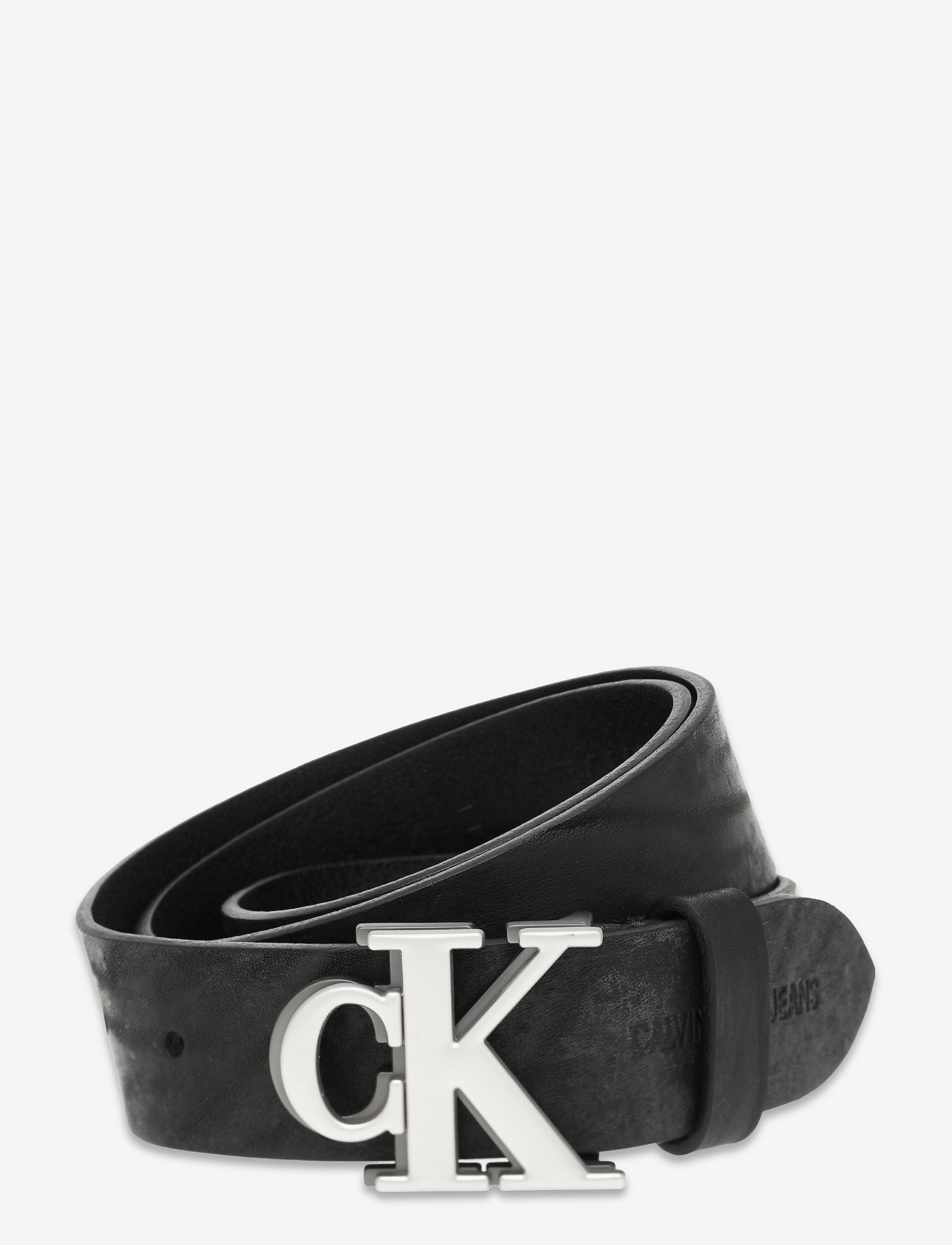 Calvin Klein - MONO HARDWARE SHADOW BELT 35MM - black - 0