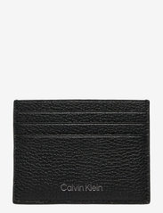 Calvin Klein - WARMTH CARDHOLDER 6CC - kortelių dėklai - ck black - 0