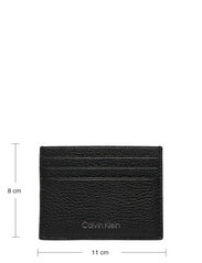 Calvin Klein - WARMTH CARDHOLDER 6CC - kortelių dėklai - ck black - 3