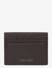 Calvin Klein - WARMTH CARDHOLDER 6CC - etui na karty kredytowe - dark brown - 0