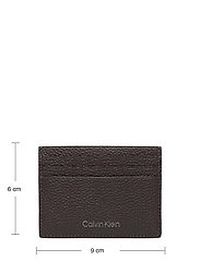 Calvin Klein - WARMTH CARDHOLDER 6CC - kortelių dėklai - dark brown - 3