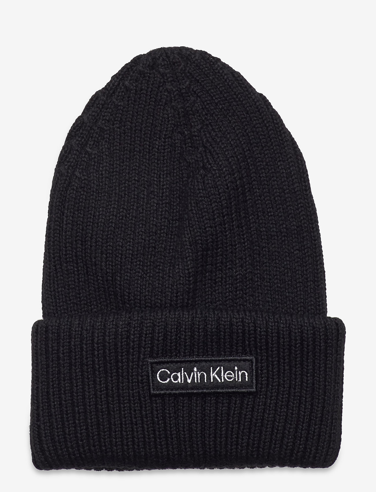 Calvin Klein - FELT PATCH DOCKER BEANIE - ck black - 0
