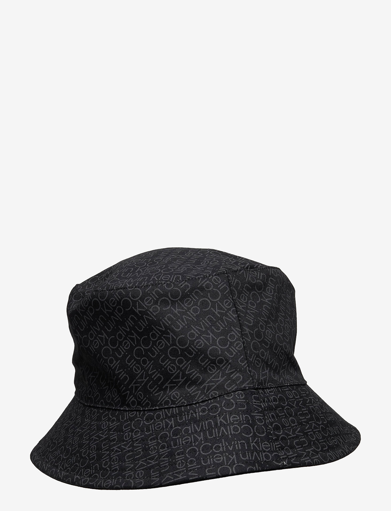 Calvin Klein - ZIG ZAG MONOGRAM REV BUCKET HAT - black zig zag - 0