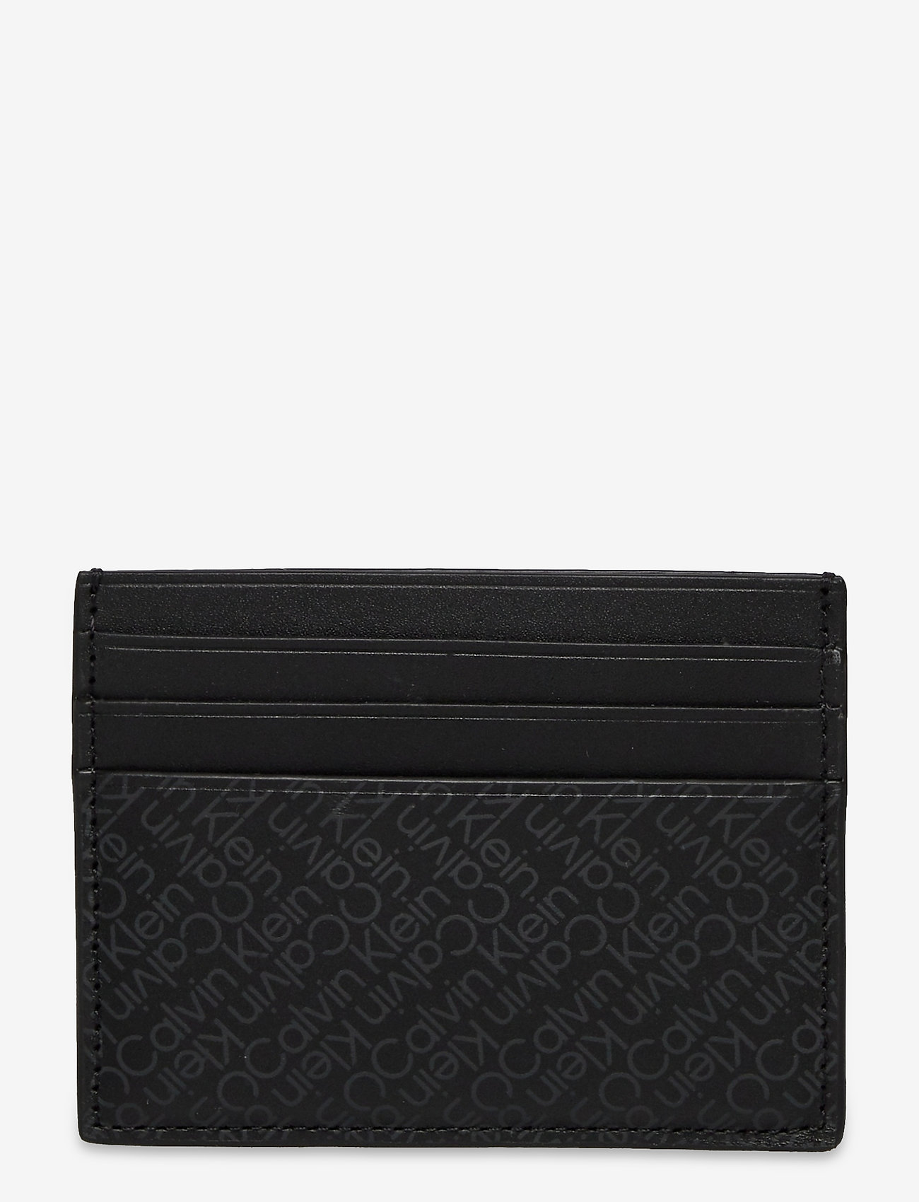 Calvin Klein - ZIG ZAG CARDHOLDER 6CC - black zig zag - 0