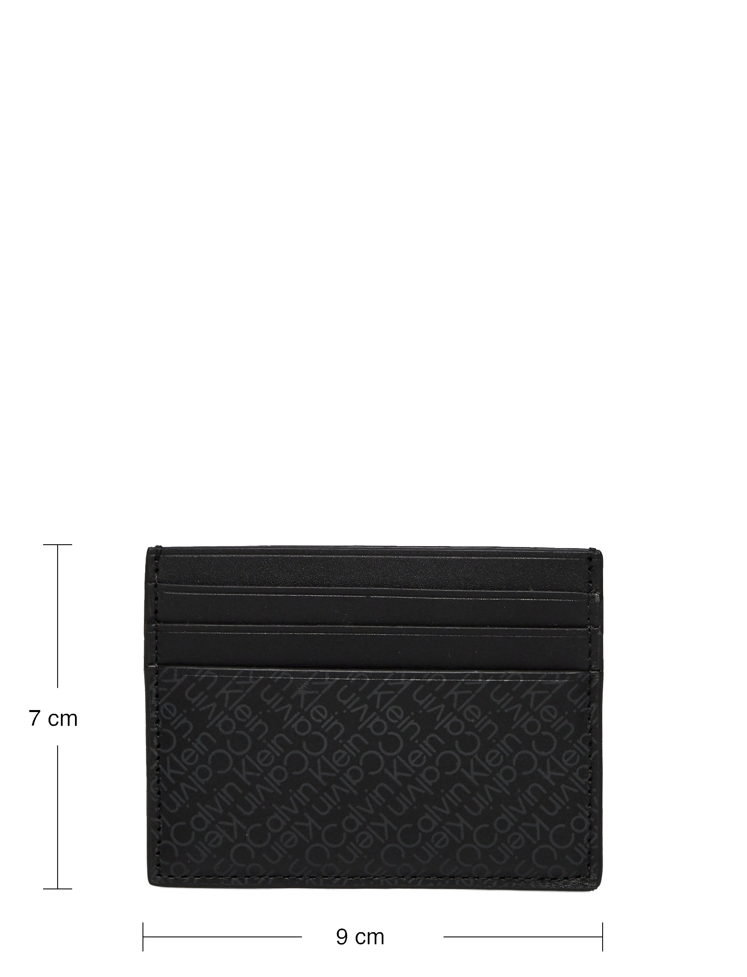 Calvin Klein - ZIG ZAG CARDHOLDER 6CC - black zig zag - 3