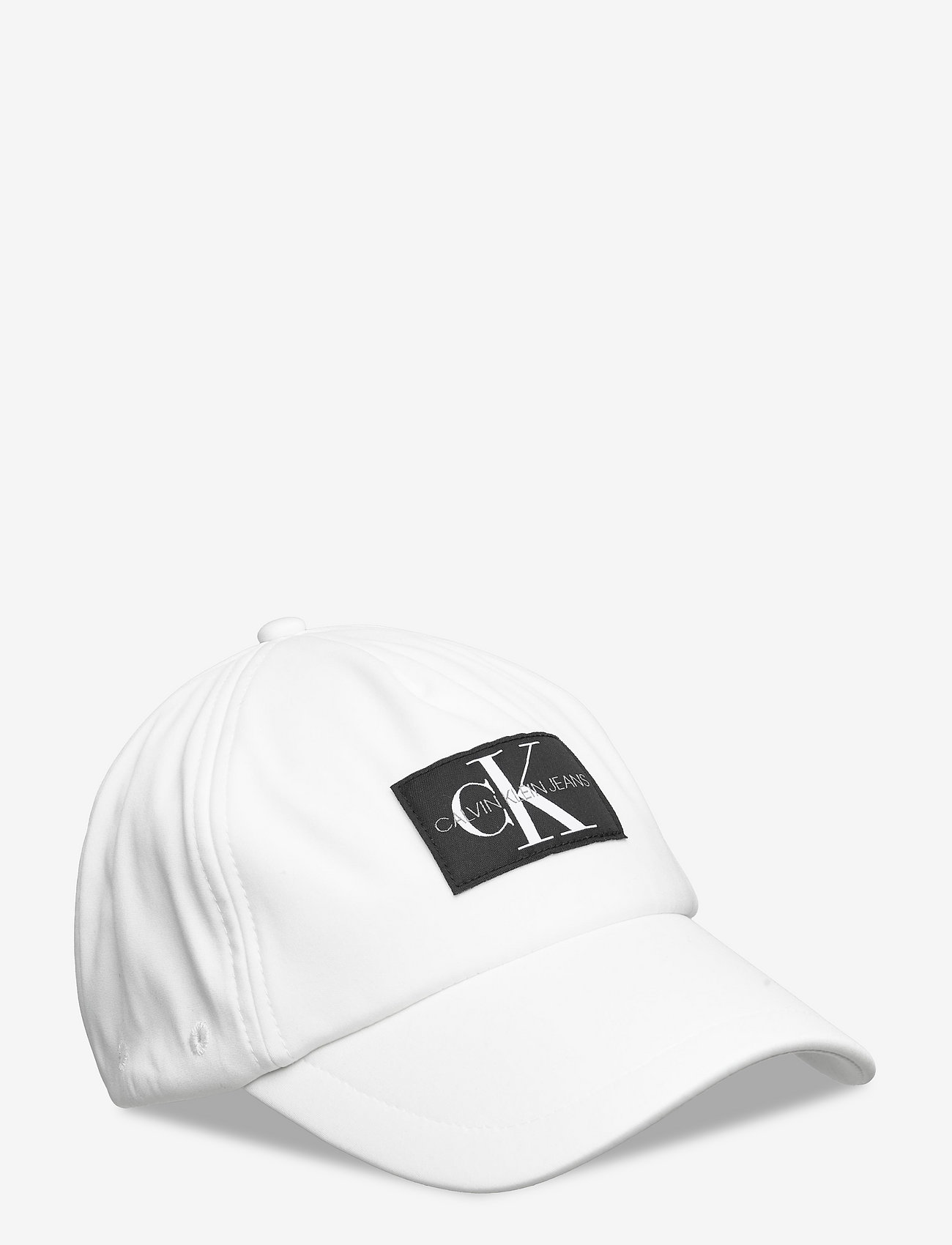 Calvin Klein - MONOGRAM WINTER EMBRO CAP - bright white - 0