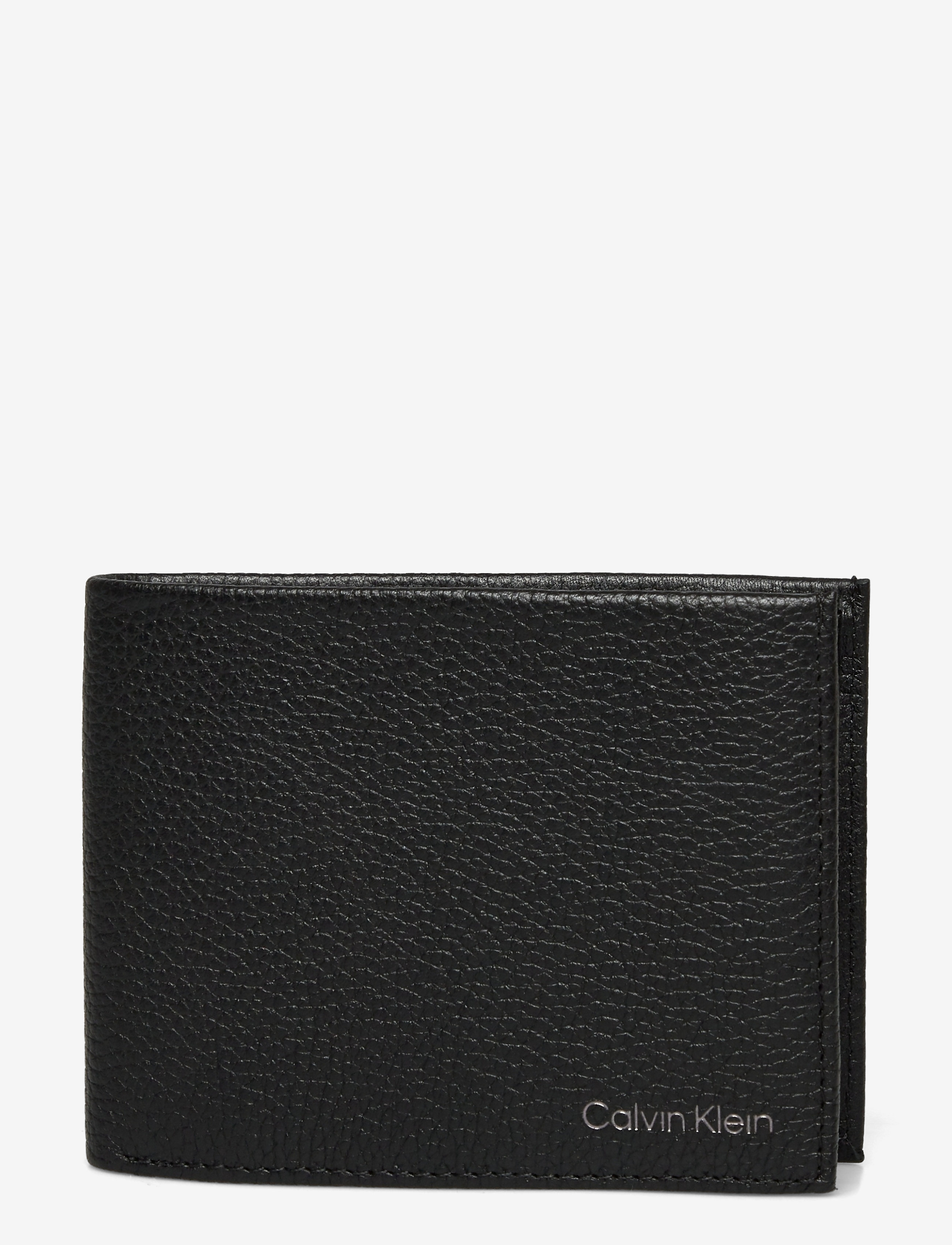 Calvin Klein WARMTH BIFOLD 5CC W/ COIN L - Punge & Kortholdere - CK BLACK / black