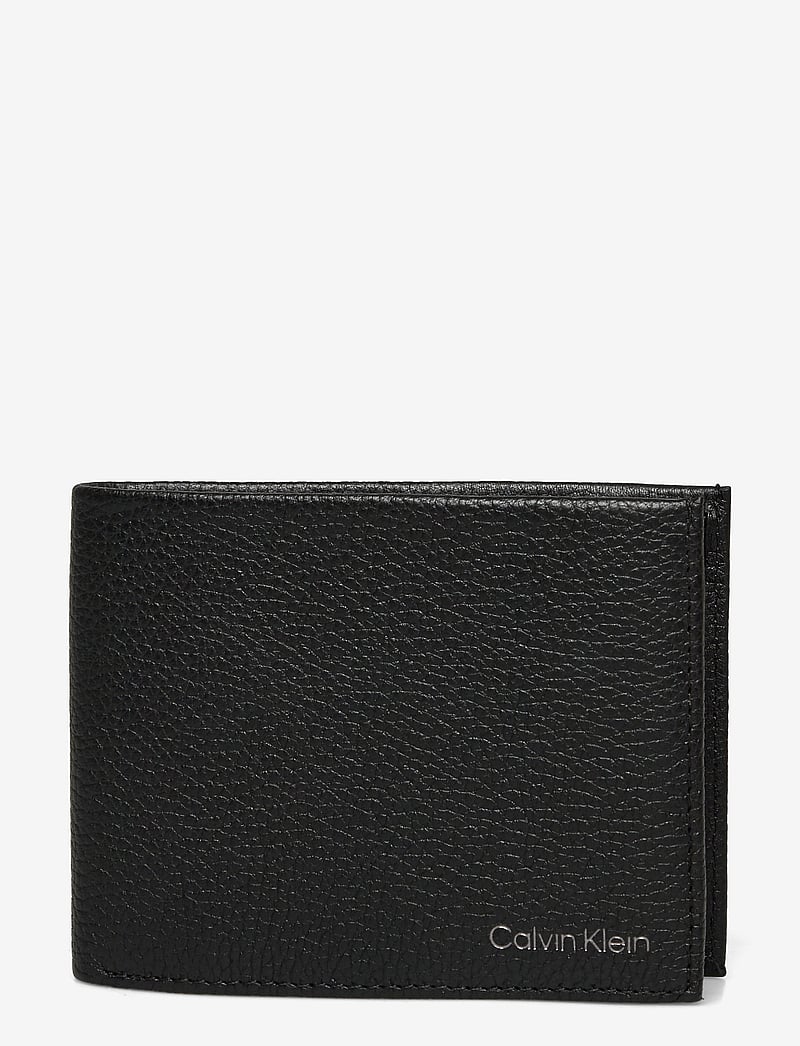 Calvin Klein - WARMTH BIFOLD 5CC W/ COIN L - kaardihoidjad - ck black - 0