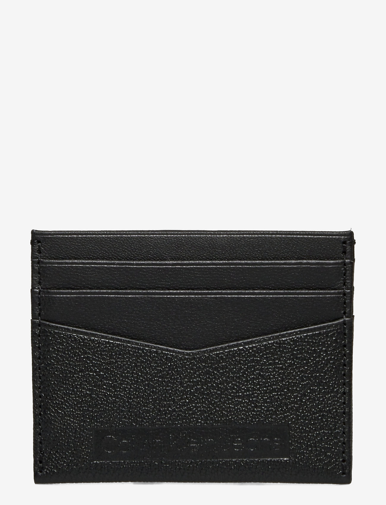Calvin Klein - LOGO EMBOSS CARDCASE 6CC - black - 0