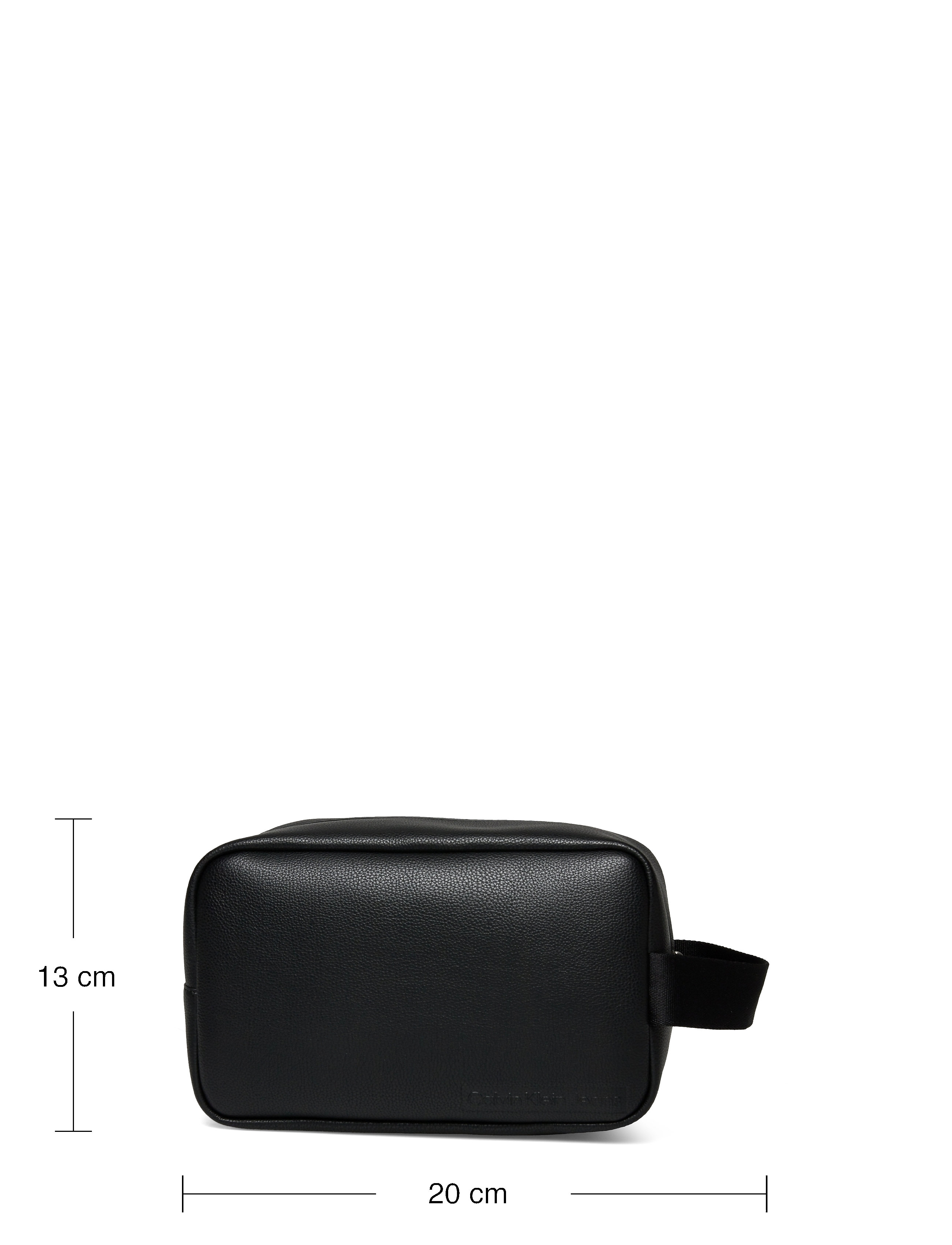 Calvin Klein - LOGO EMBOSS WASHBAG - black - 4