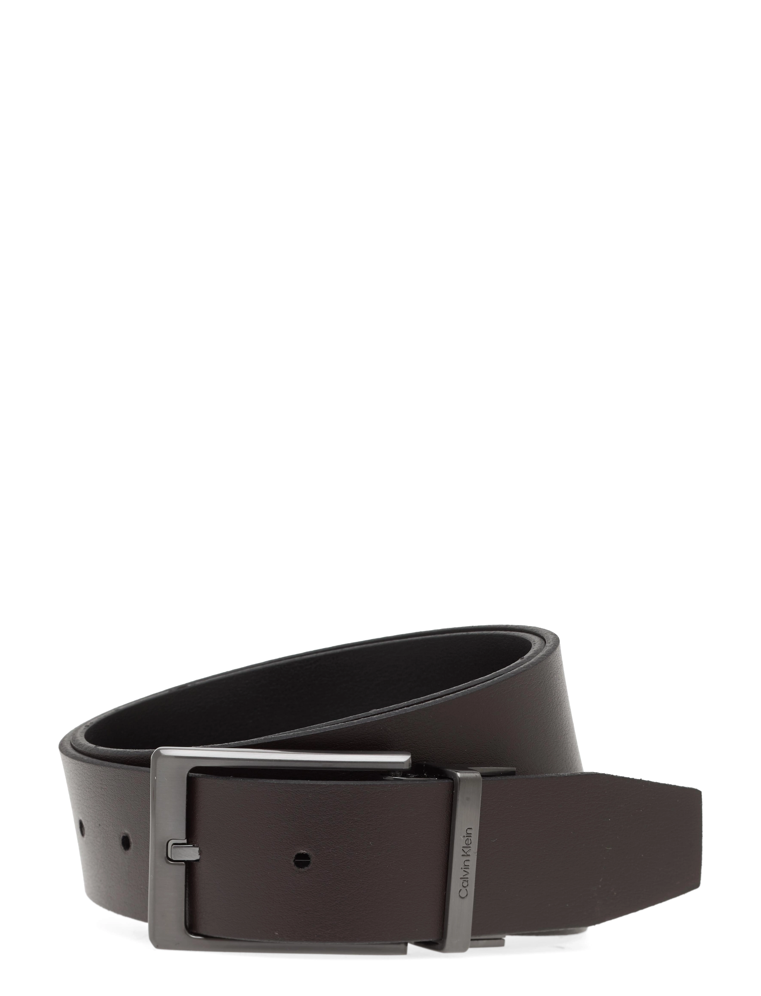 Calvin Klein - ADJ/REV CK SLEEK 35MM - black/dark brown - 2