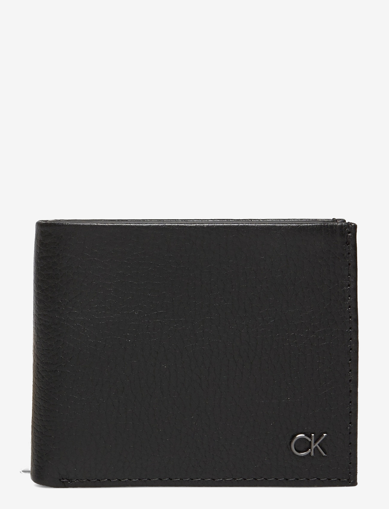 Calvin Klein - CK PEBBLE BIFOLD 5CC W/COIN - ck black - 0