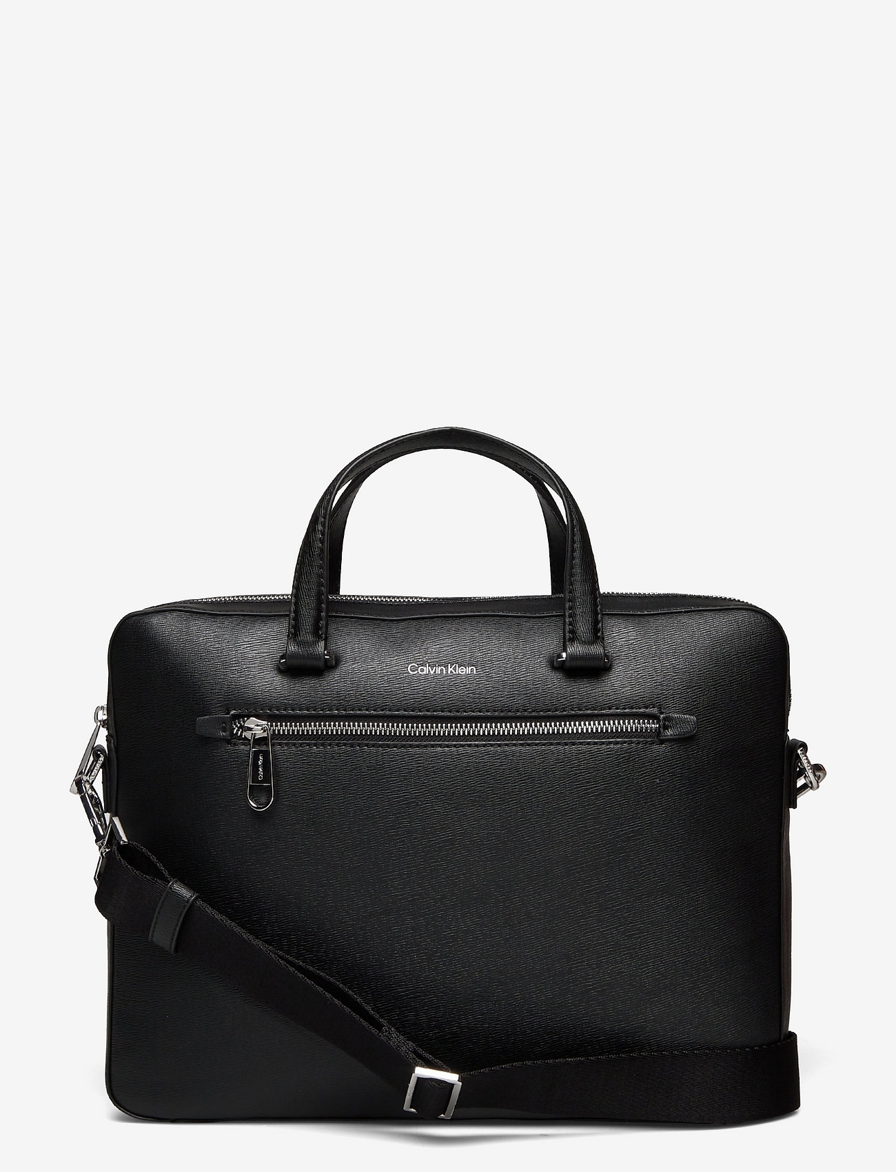 Calvin Klein - MINIMALISM SLIM LAPTOP BAG - ck black - 0