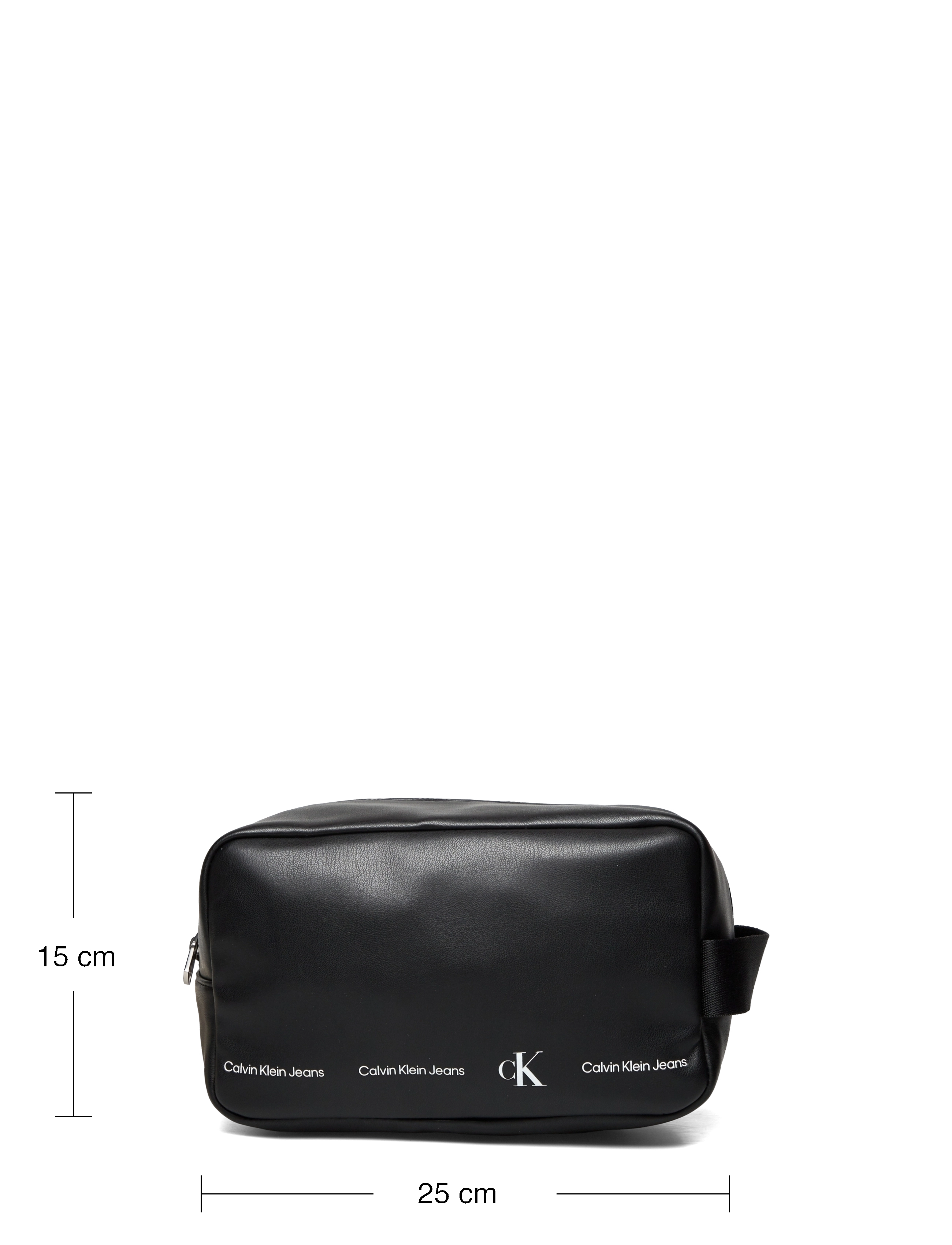 Calvin Klein - LOGO STRIPE WASHBAG - black - 4