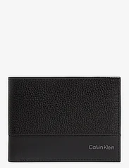 Calvin Klein - SUBTLE MIX BIFOLD 5CC W/COIN L - portemonnaies - ck black - 0