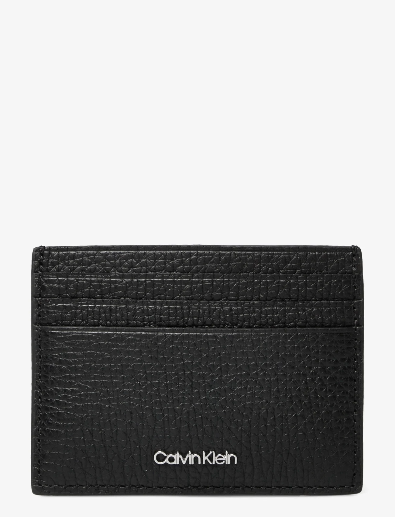 Calvin Klein - MINIMALISM CARDHOLDER W/CLIP - kortholdere - ck black - 0