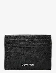 Calvin Klein - MINIMALISM CARDHOLDER W/CLIP - etui na karty kredytowe - ck black - 0