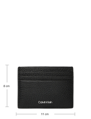 Calvin Klein - MINIMALISM CARDHOLDER W/CLIP - etui na karty kredytowe - ck black - 4