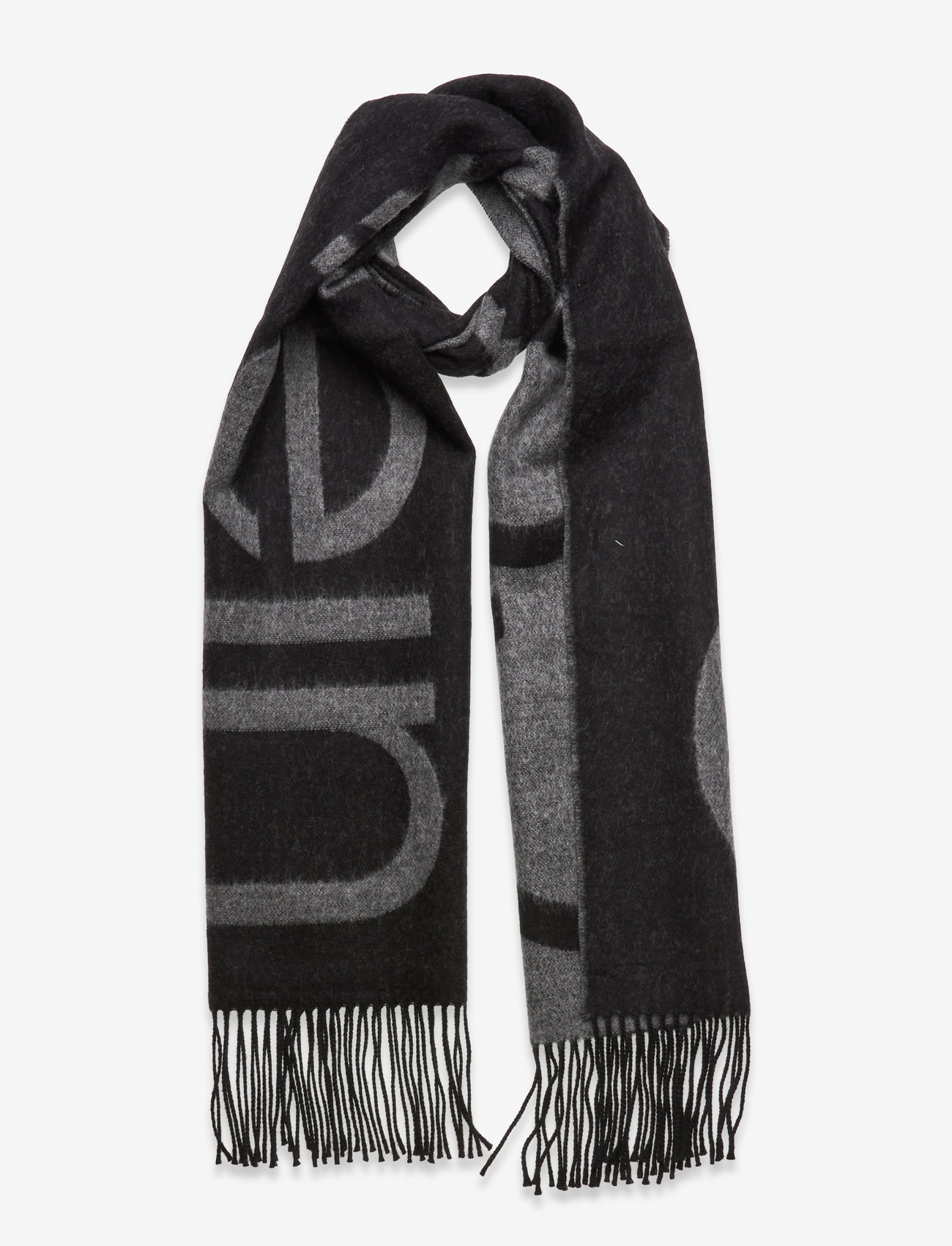 Calvin Klein - DARK JACQUARD SCARF - ck black - 0