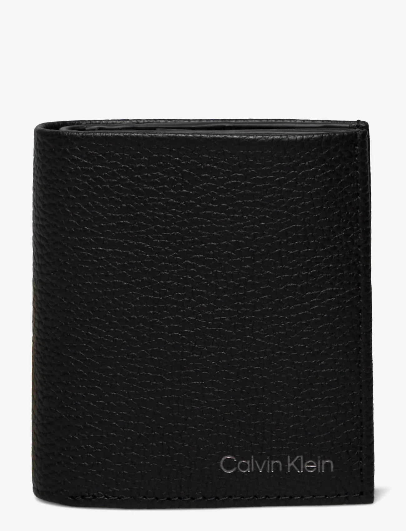 Calvin Klein - WARMTH TRIFOLD 6CC W/COIN - lommebøker - ck black - 0