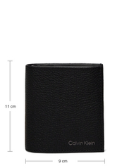 Calvin Klein - WARMTH TRIFOLD 6CC W/COIN - piniginės - ck black - 4