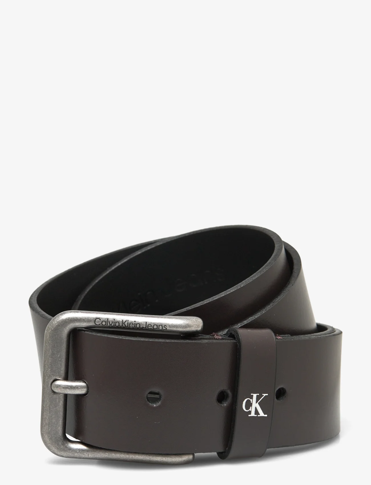 Calvin Klein - ROUNDED CLASSIC BELT 38MM - birthday gifts - bitter brown - 0
