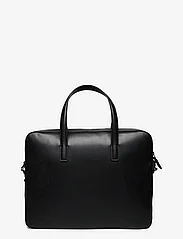 Calvin Klein - ICONIC PLAQUE LAPTOP BAG - laptop bags - ck black - 1