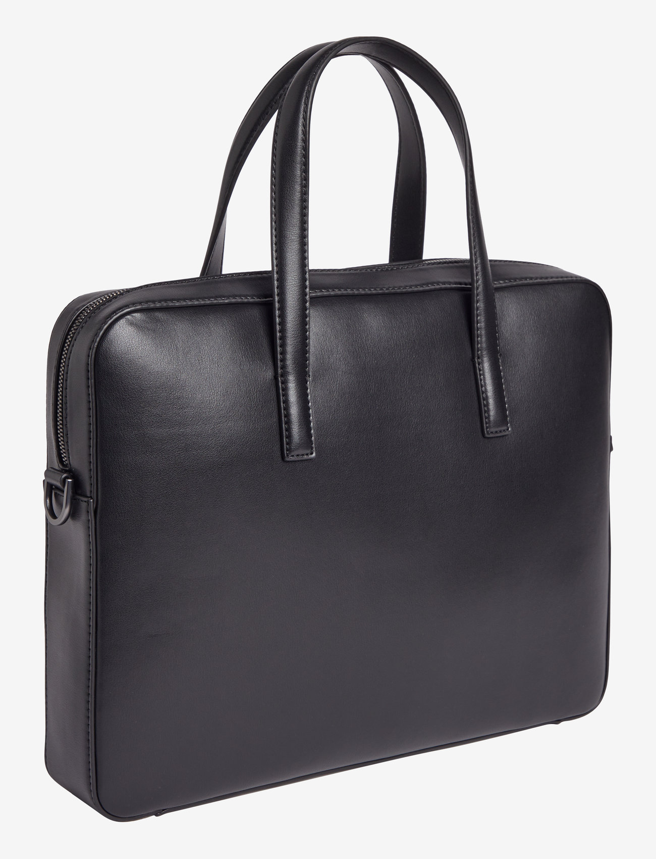 Calvin Klein - ICONIC PLAQUE LAPTOP BAG - ck black - 5