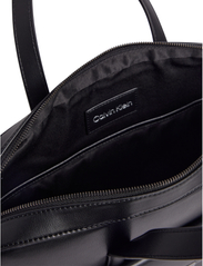 Calvin Klein - ICONIC PLAQUE LAPTOP BAG - torby komputerowe - ck black - 6