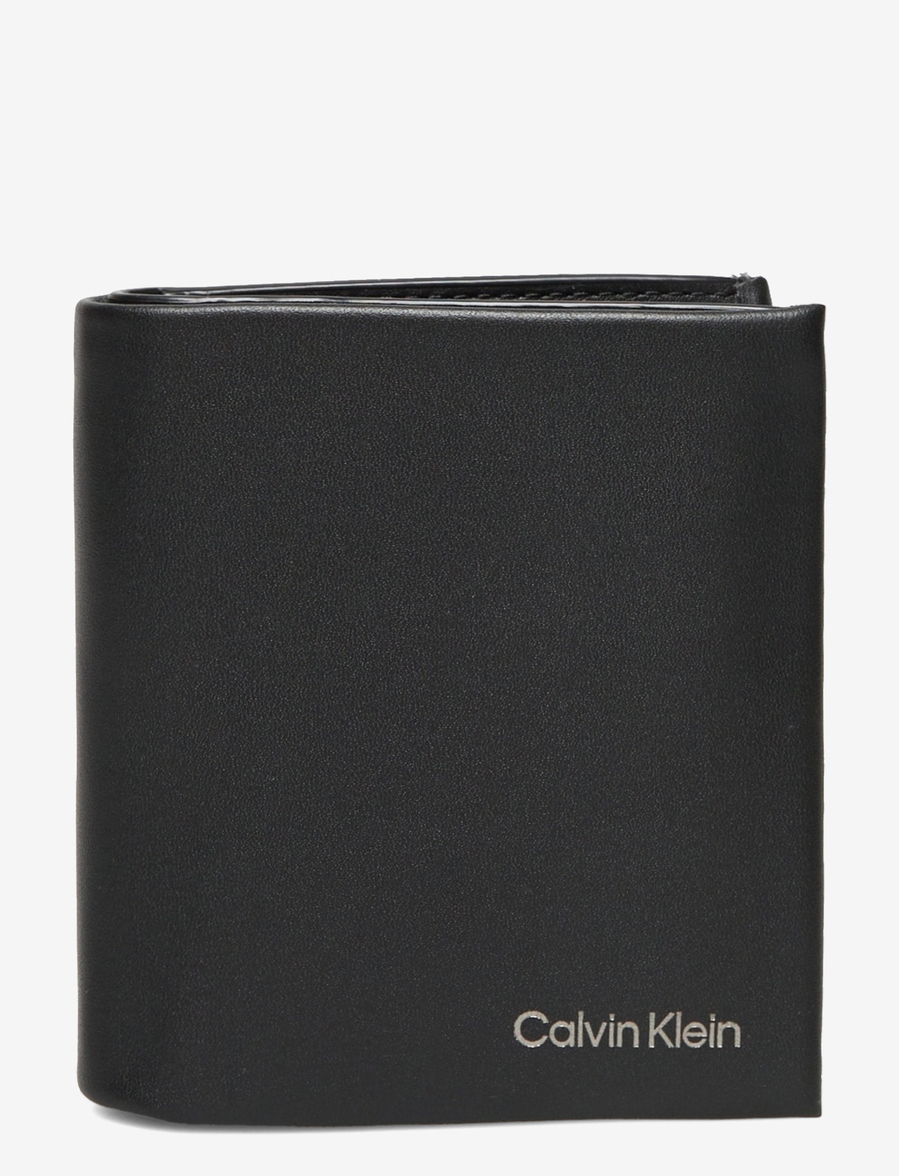 Calvin Klein - CK CONCISE TRIFOLD 6CC W/COIN - ck black - 0