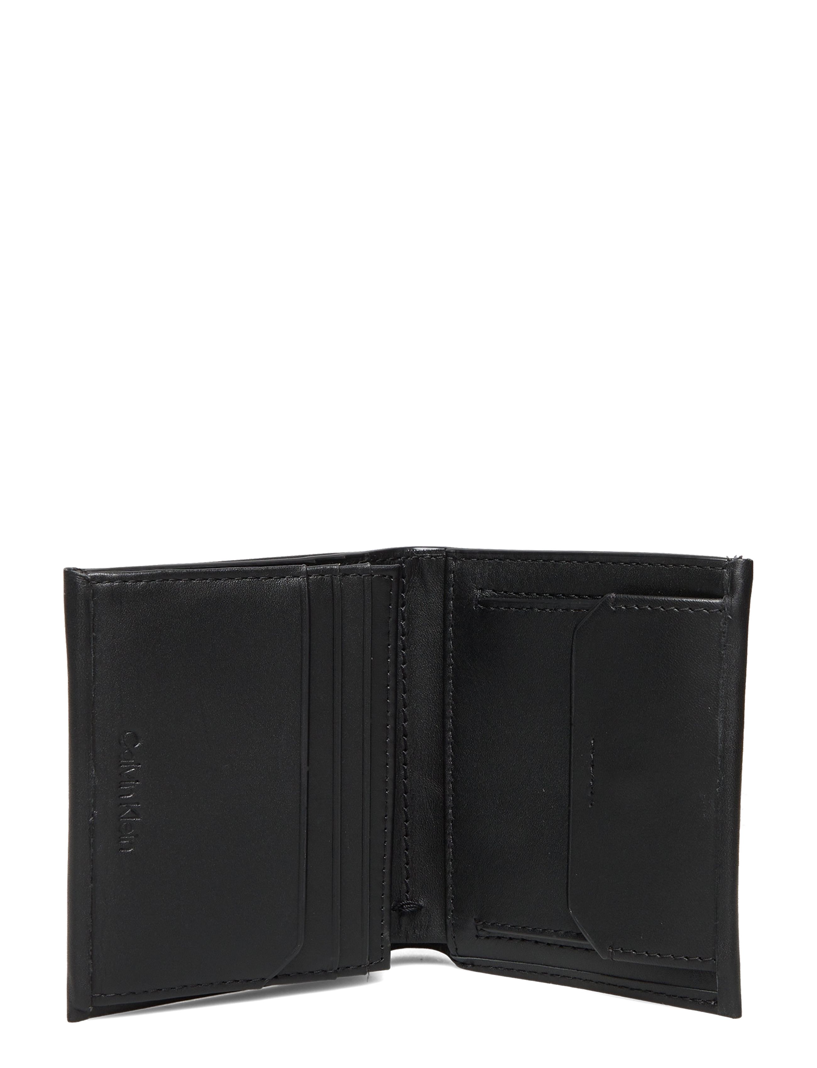 Calvin Klein - CK CONCISE TRIFOLD 6CC W/COIN - ck black - 3
