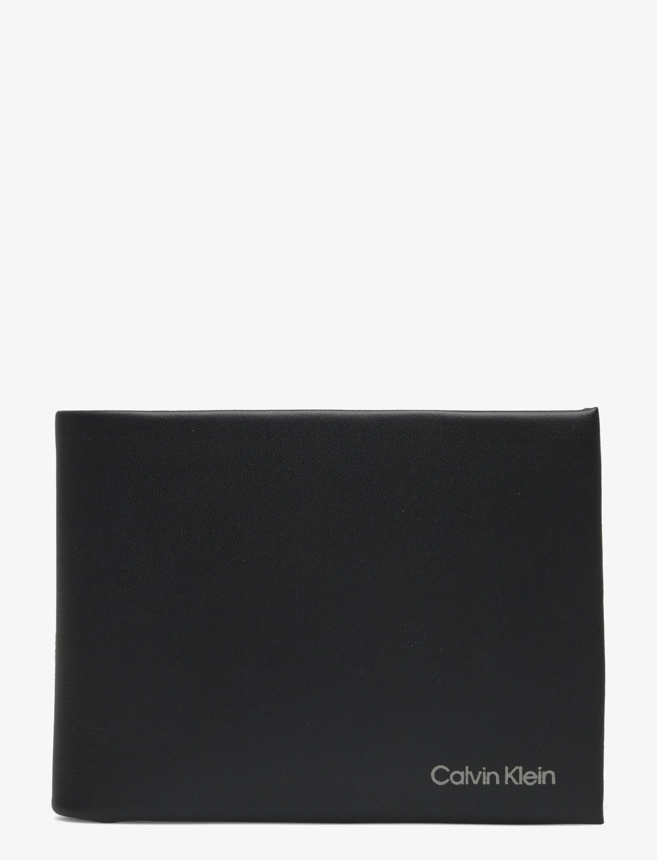 Calvin Klein - CK CONCISE BIFOLD 5CC W/COIN L - portemonnees - ck black - 0