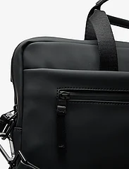 Calvin Klein - RUBBERIZED SLIM CONV LAPTOP BAG - laptoptassen - ck black - 3