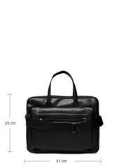 Calvin Klein - CK ELEVATED PU 2G LAPTOP BAG - computertasker - ck black smooth - 4