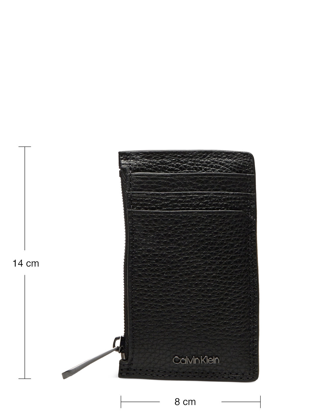 Calvin klein leather card holder deals