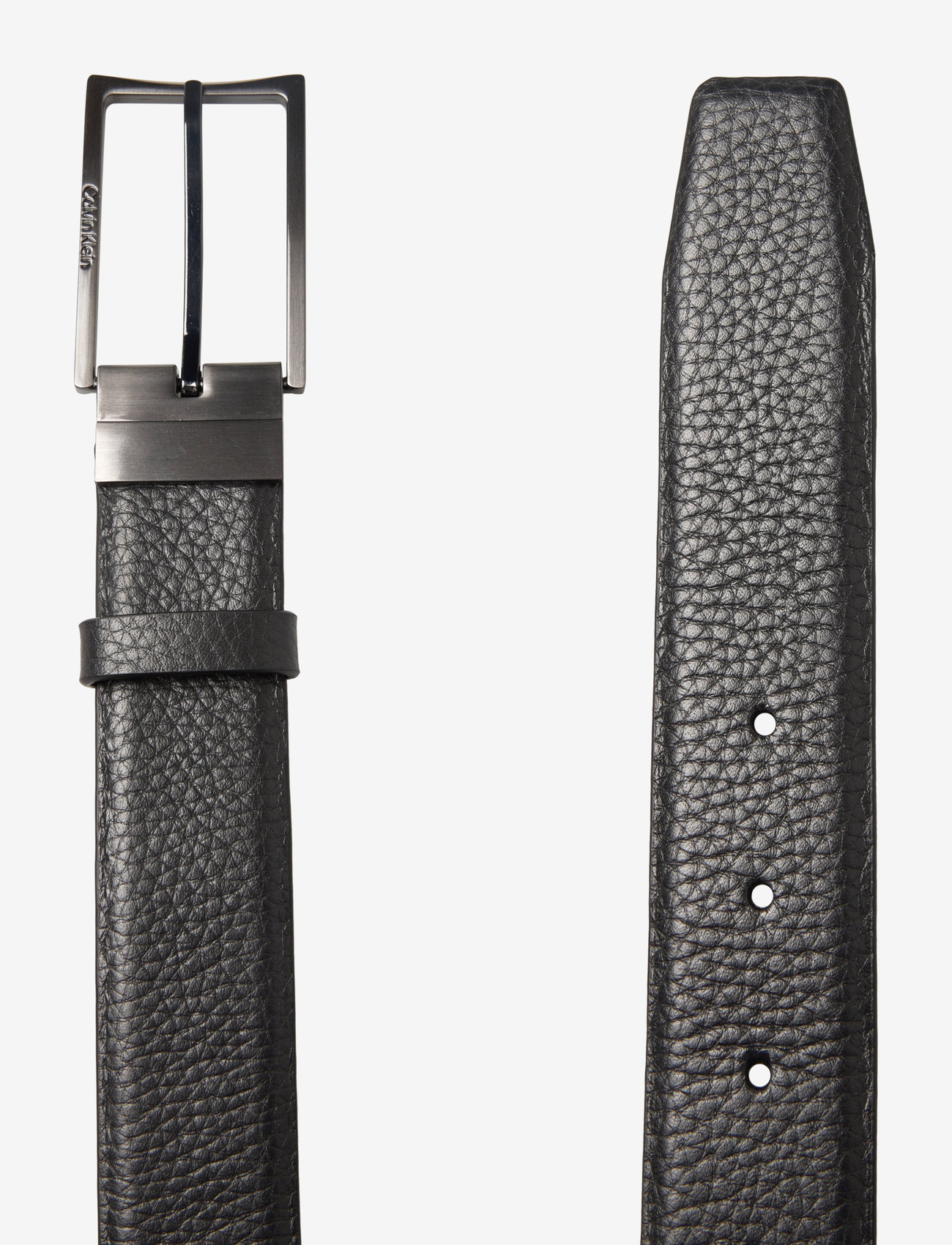 Calvin Klein - ADJ/REV SLIM FRAME TEX 35MM - black pebble/black check - 3