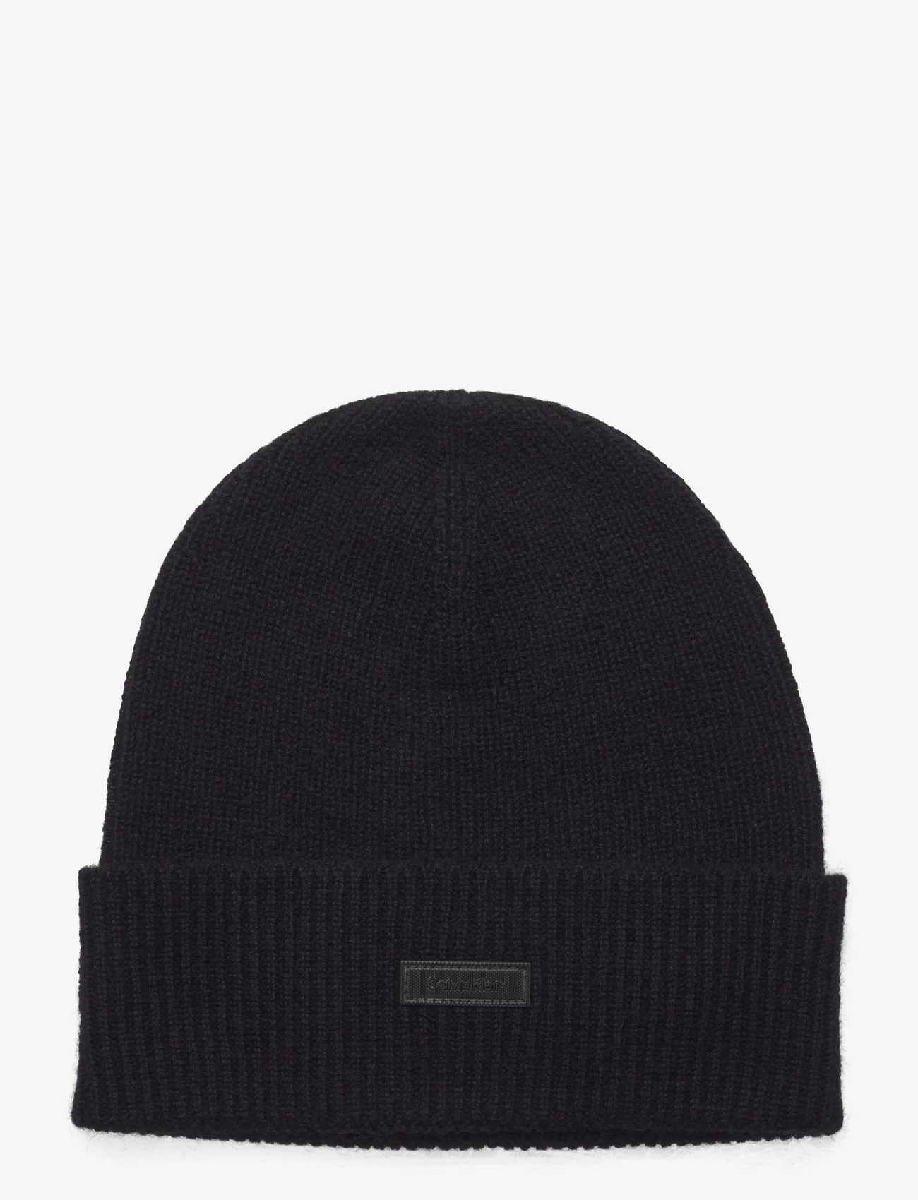 Calvin Klein - CASHMERE BEANIE - adītas cepures - ck black - 0