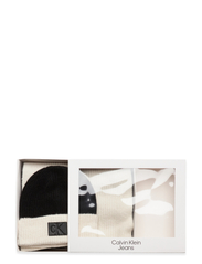 Calvin Klein - GIFTING BEANIE/SCARF BLOCK - talvesallid - black - 2