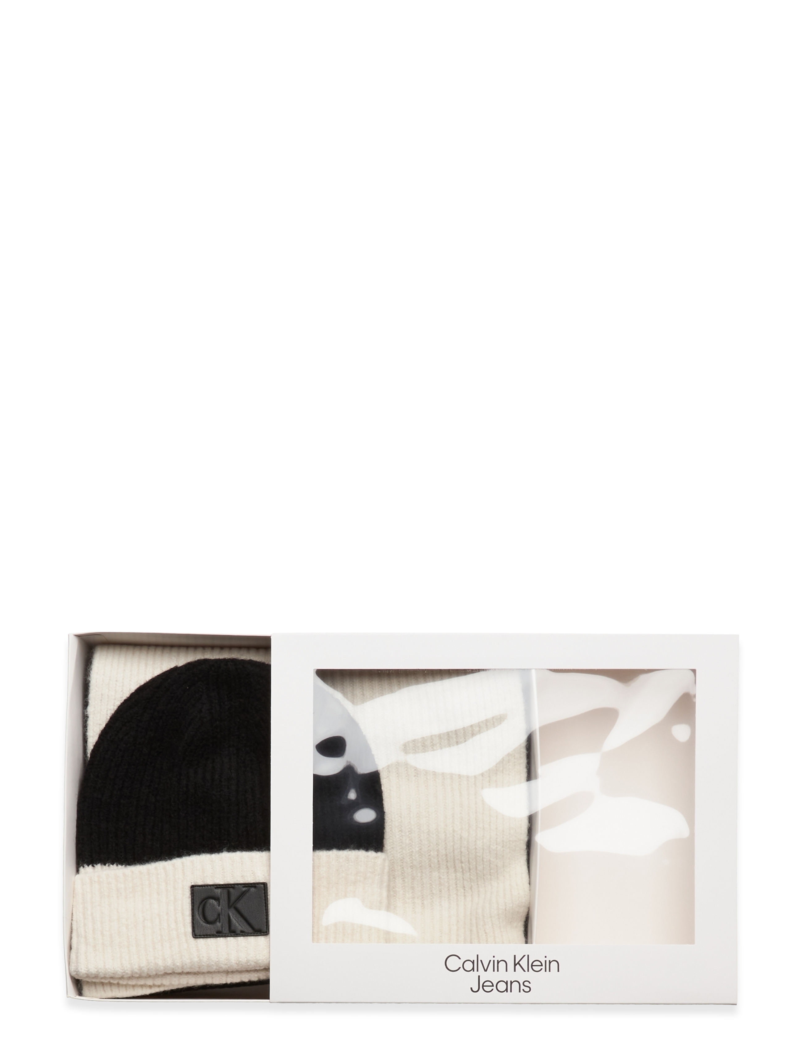 Calvin Klein - GIFTING BEANIE/SCARF BLOCK - black - 2