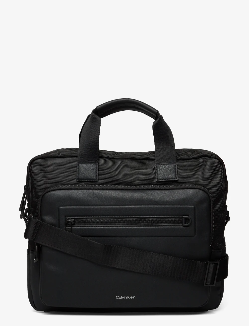 Calvin klein 2025 leather laptop bag