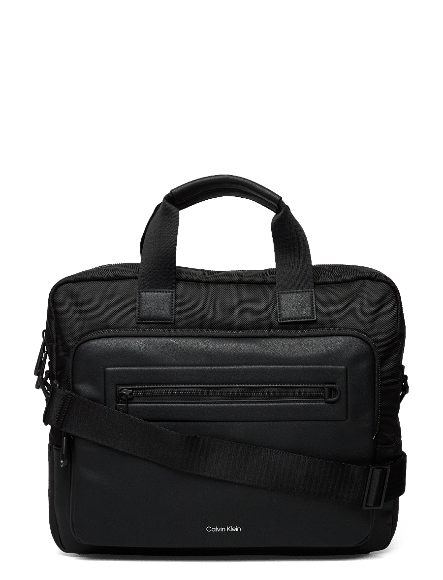 Calvin Klein - CK ELEVATED LAPTOP BAG - ck black - 0