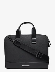 Calvin Klein - MODERN BAR SLIM LAPTOP BAG - laptop-väskor - ck black - 0