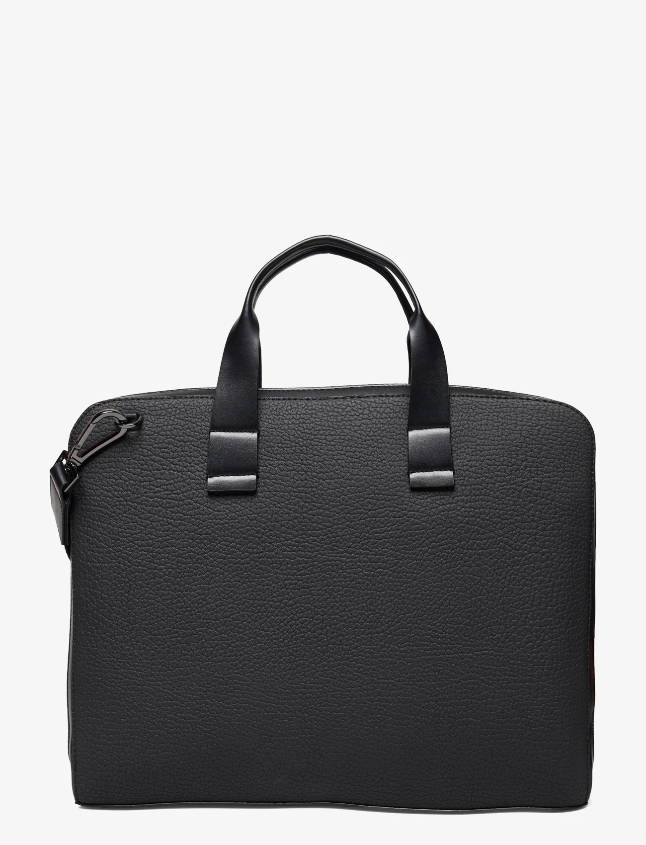 Calvin Klein - MODERN BAR SLIM LAPTOP BAG - laptoptaschen - ck black - 1