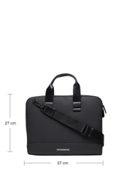 Calvin Klein - MODERN BAR SLIM LAPTOP BAG - laptop-väskor - ck black - 5
