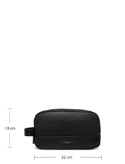 Calvin Klein - MODERN BAR WASHBAG MONO - toiletry bags - black nano mono - 5