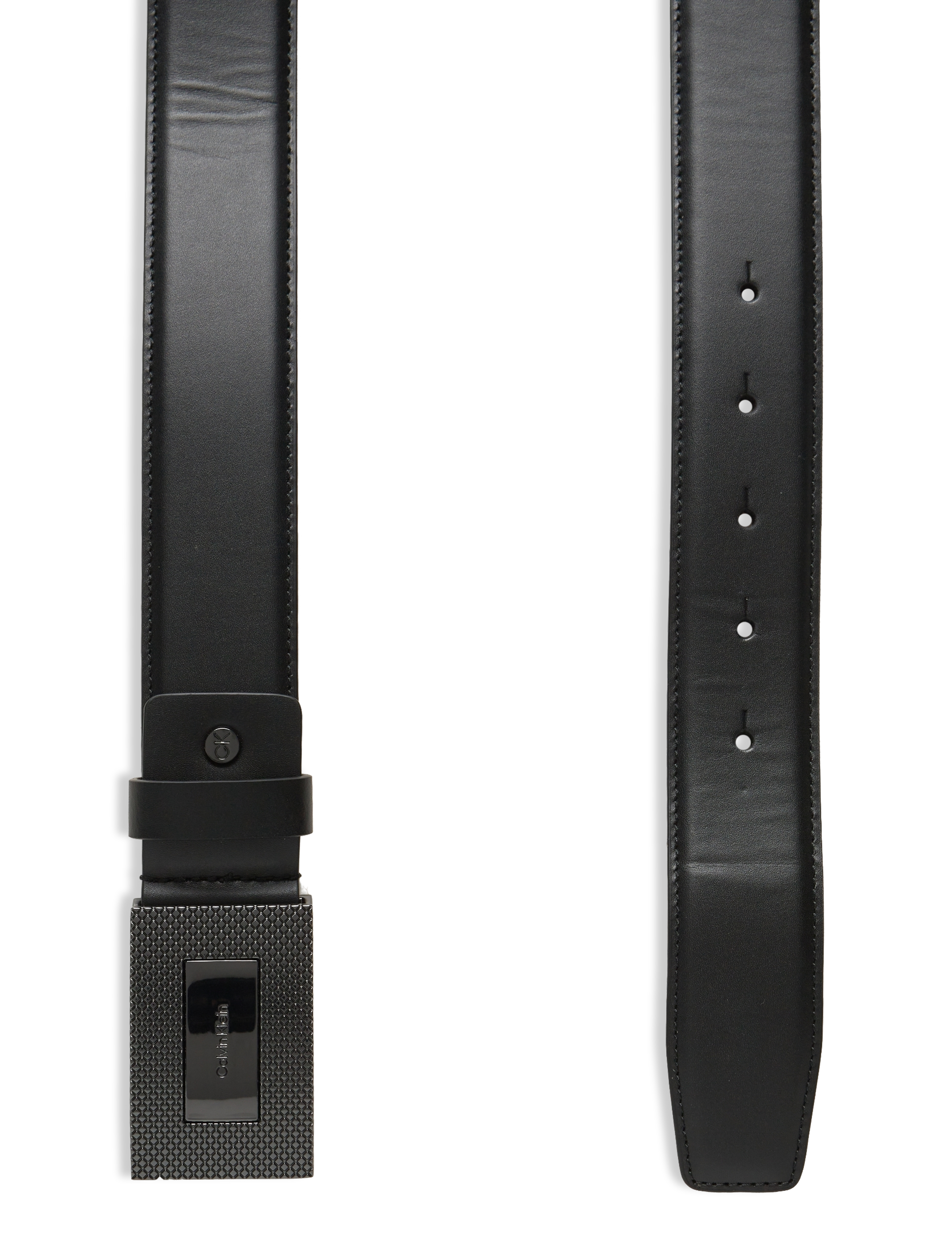 Calvin Klein - ADJ FORMAL PIQUE PLAQUE 35MM - ck black - 1