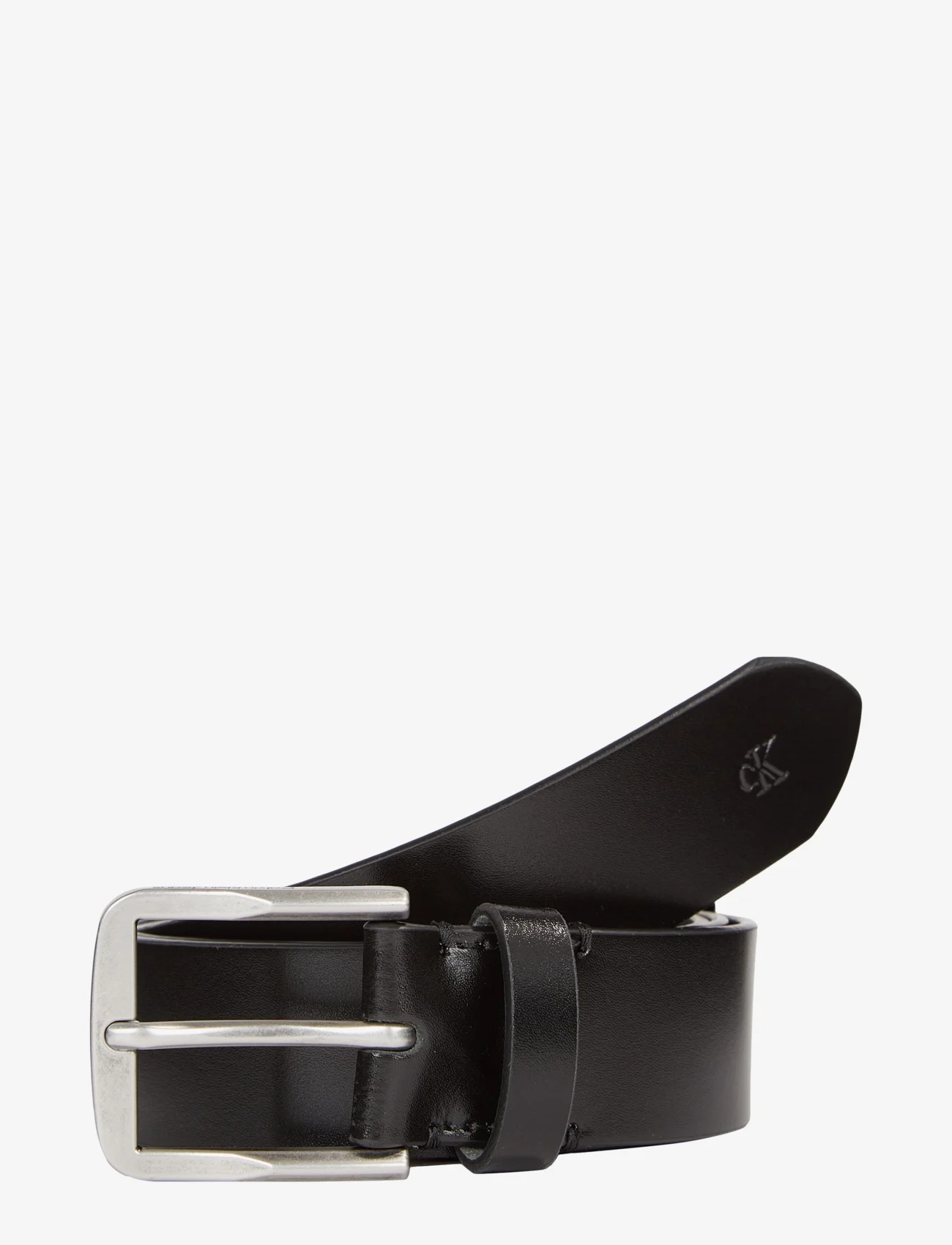 Calvin Klein - CLASSIC FLAT R LTHR BELT 35MM - ceintures classiques - black - 1