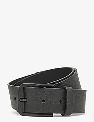 Calvin Klein - CLASSIC FLAT R LTHR BELT 35MM - belts - black/black - 0