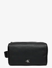 Calvin Klein - MONO HRDW RFID WASHBAG - toiletry bags - black - 0